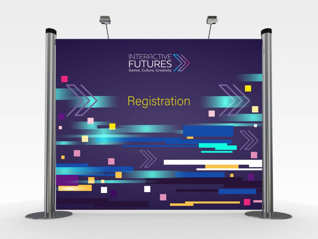 Interactive Futures Registration event banner design by DB Design